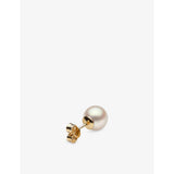Yoko London 18ct yellow gold pearl stud earrings 9-10mm, UK version