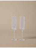 ferm LIVING Ripple champagne flutes set of two 23cm - British product