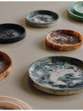 ferm LIVING Mist round resin tray 20cm, UK version
