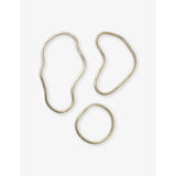 selfridges ferm LIVING Pond Set of Three Brass Trivets 25cm- Buy online at McGrocer