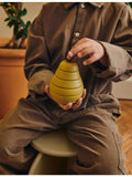 ferm LIVING wooden apple and pear stacking toy set 13cm (British brand)