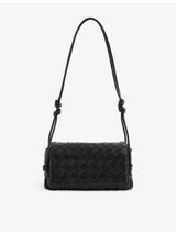 selfridges Bottega Veneta Notturno Mini Leather Shoulder Bag- Buy online at McGrocer