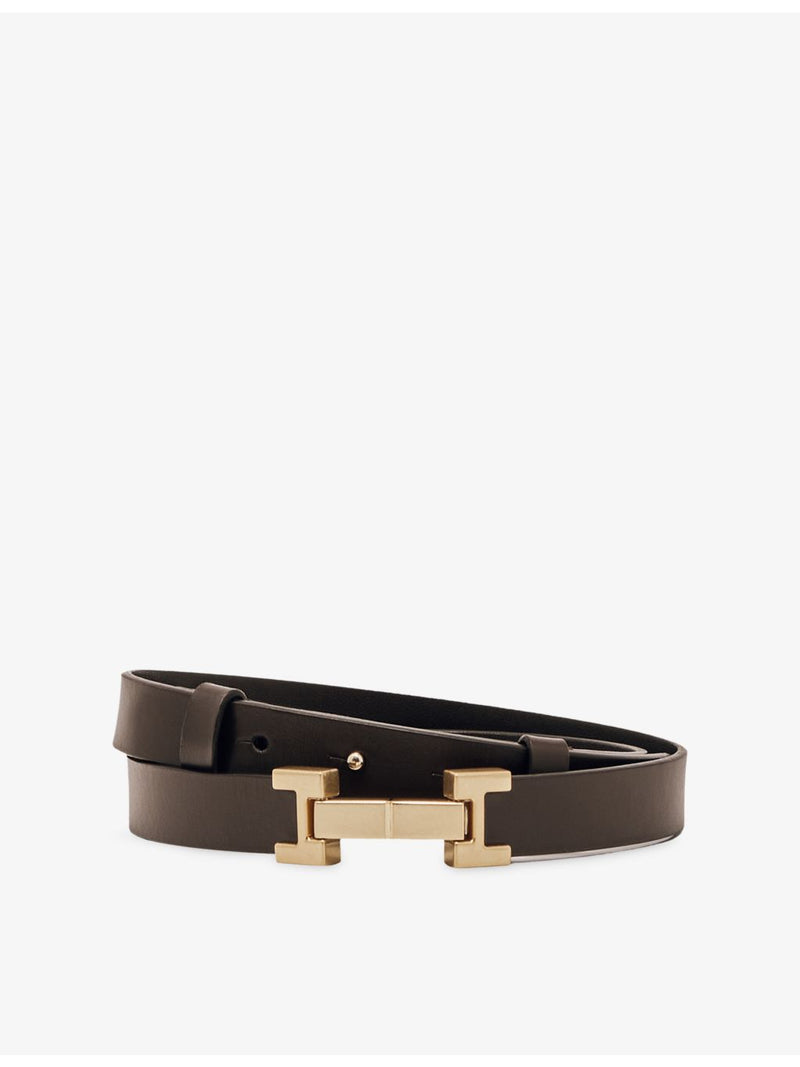 Reiss Hayley Hinge leather belt 3.5cm (British brand)