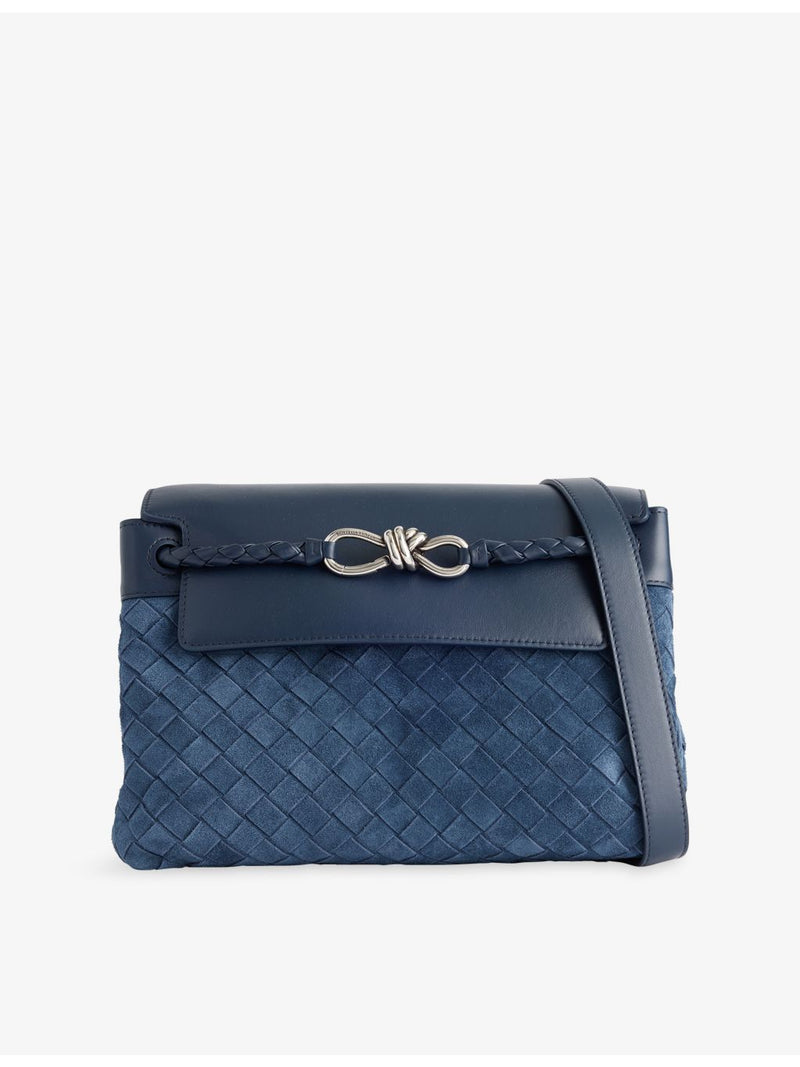 Bottega Veneta Italian suede messenger bag, UK version