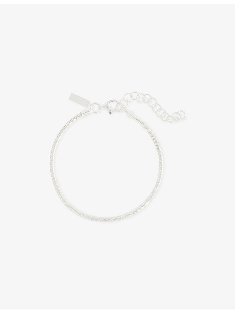 COMMONLINES 925 sterling silver snake chain bracelet 17cm - British product