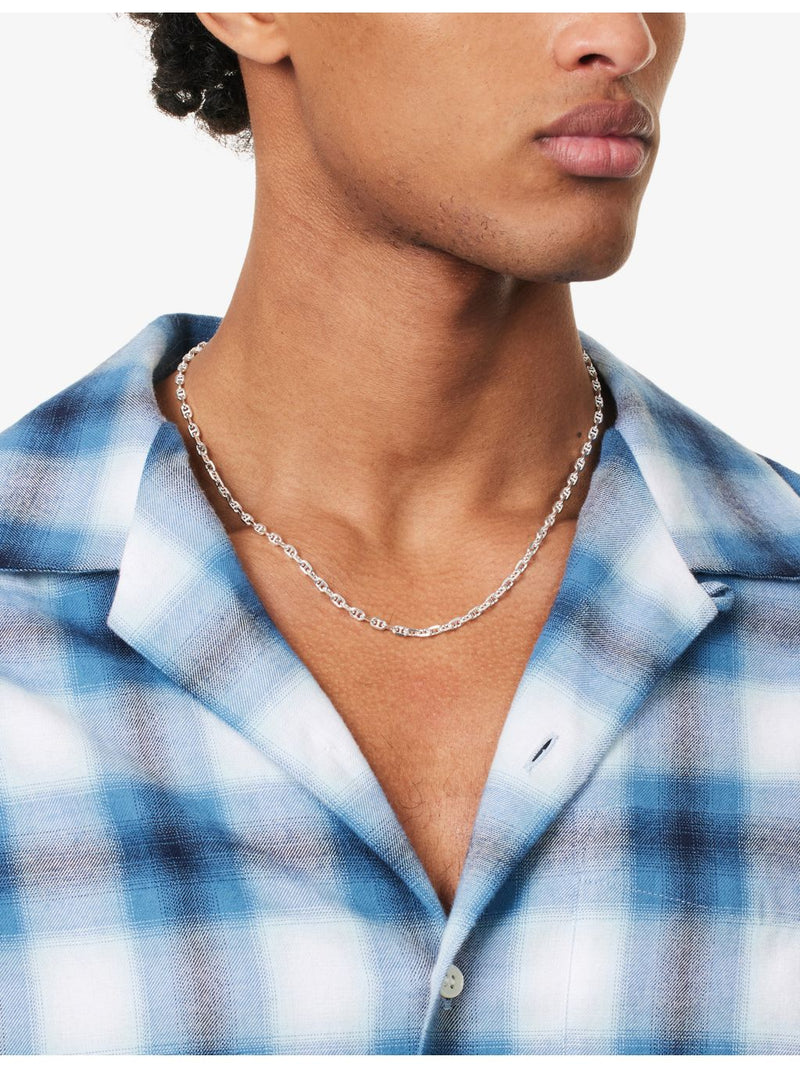 Common Lines Marina diamond-cut sterling-silver necklace 50cm - British product