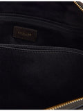 Demellier Stockholm suede shoulder handbag with rolled handles, imported from the UK