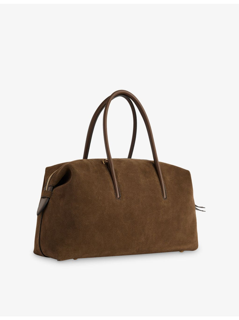 Demellier Midi Stockholm suede handbag, imported from the UK