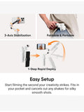 Insta360 Flow Pro 2 smartphone gimbal compact stabilizer, imported from the UK