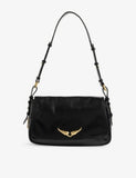 Zadig Voltaire Le Zouzou patent-leather shoulder bag 27cm - British product