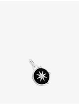 selfridges Astrid & Miyu Star Rhodium Plated Sterling Silver and Cubic Zirconia Clip Charm 2cm x 1.7cm- Buy online at McGrocer