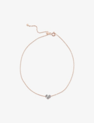 Kismet By Milka baguette diamond chain bracelet 0.04ct 0.07ct, UK version