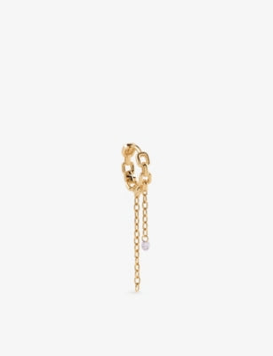Kismet by Milka 0.06ct diamond hoop earrings (British brand)