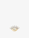 Kismet Milka evil eye diamond stud earring 0.10ct - British product