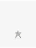 Kismet by Milka mini pave star diamond stud earring 0.05ct (British brand)