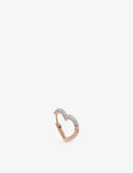 Kismet by Milka Sweetheart 0.15ct diamond hoop earring, UK version