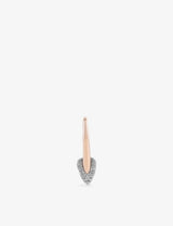 selfridges Kismet by Milka Radon Mini 0.07ct Diamond Drop Huggie Earring- Buy online at McGrocer