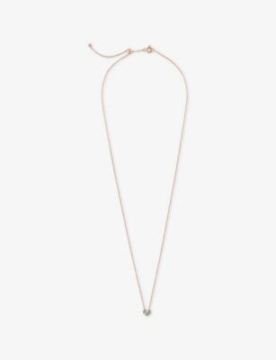 Kismet by Milka Cherish Mini 0.16ct diamond pendant necklace 50cm, UK version