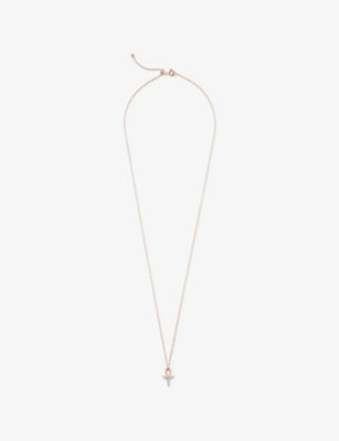 Kismet by Milka Ankh Mini diamond pendant necklace 0.04ct, UK version