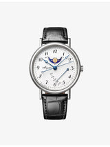 selfridges Breguet Classique Phase de Lune 7787 18ct White-Gold Automatic Watch 39mm- Buy online at McGrocer