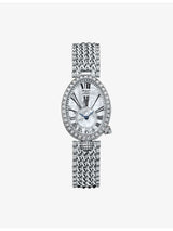 selfridges Breguet Reine de Naples 8928 18ct White Gold 1.474ct Brilliant-Cut Diamond Automatic Watch 25mm- Buy online at McGrocer