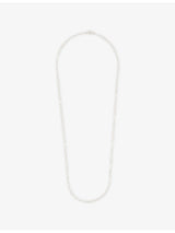 selfridges Tom Wood Billie Chain White Rhodium-Plated 925 Sterling Silver Necklace 51.5cm- Buy online at McGrocer