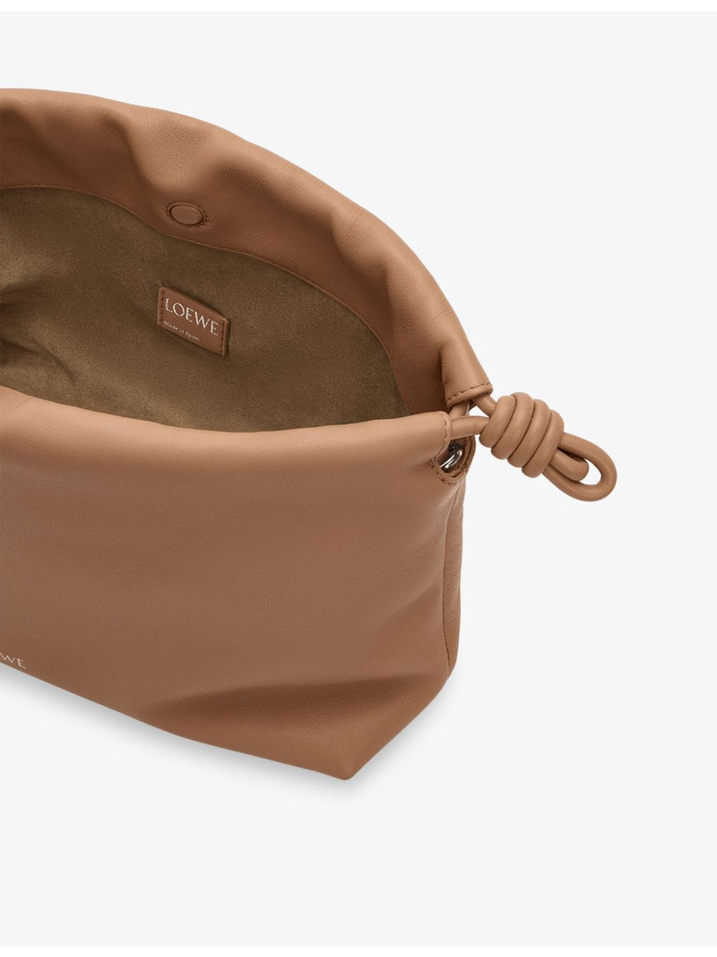 Loewe Flamenco Medium leather clutch bag, imported from the UK