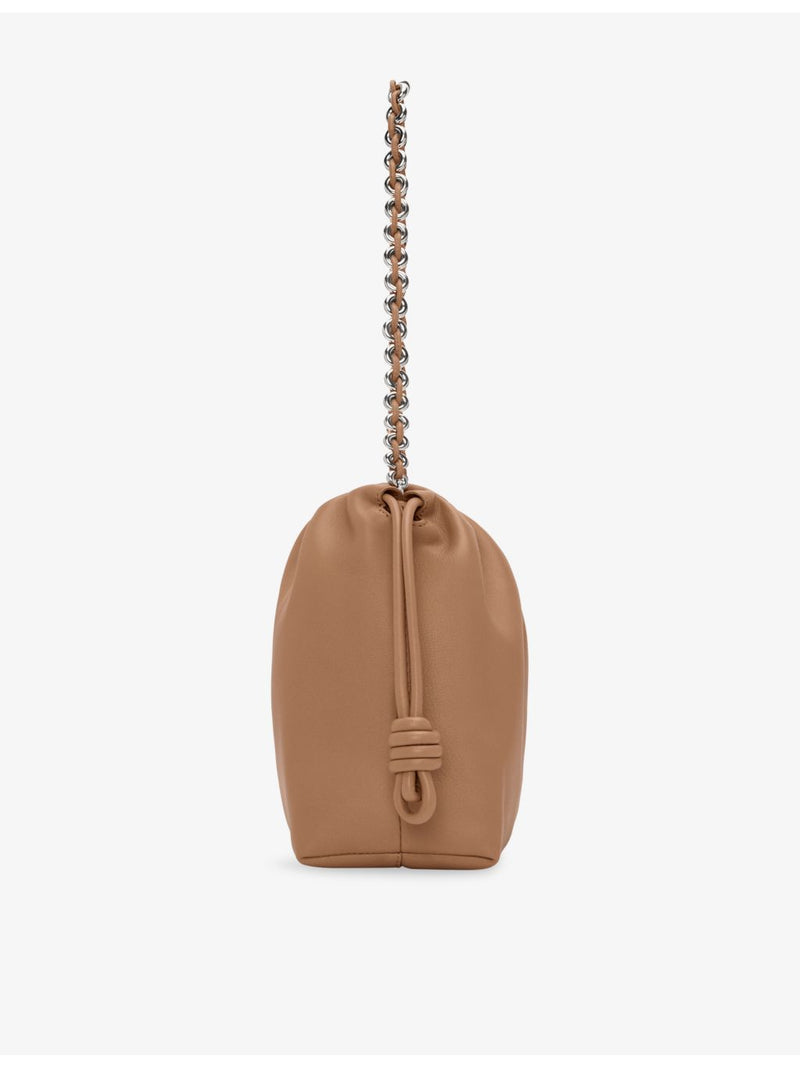 Loewe Flamenco Medium leather clutch bag, imported from the UK