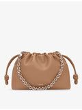 Loewe Flamenco Medium leather clutch bag, imported from the UK