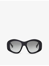 selfridges Loewe Pentagon Beveled Acetate Sunglasses- Buy online at McGrocer