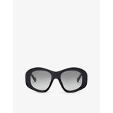 selfridges Loewe Pentagon Beveled Acetate Sunglasses- Buy online at McGrocer