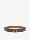 Loewe Anagram Bombé reversible leather belt 2.8cm, UK version