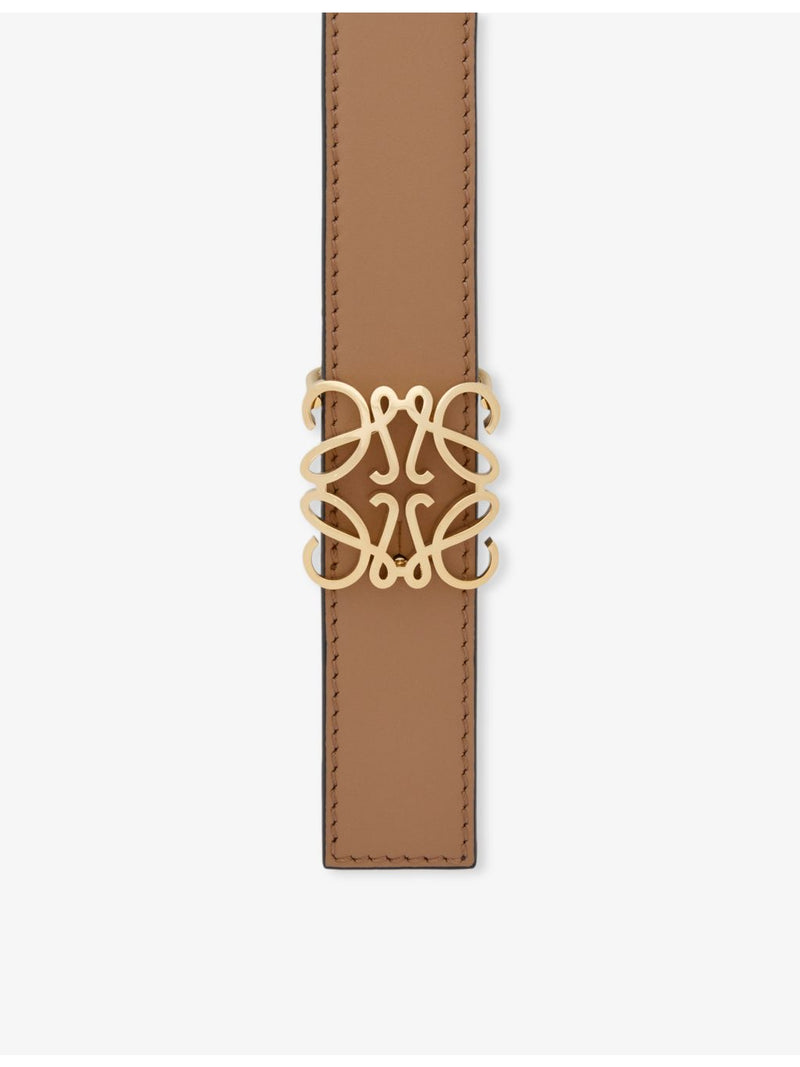 Loewe Anagram Bombé reversible leather belt 2.8cm, UK version