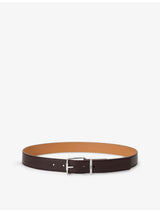 selfridges Loewe Rounded Soft Studs Leather Belt- Buy online at McGrocer