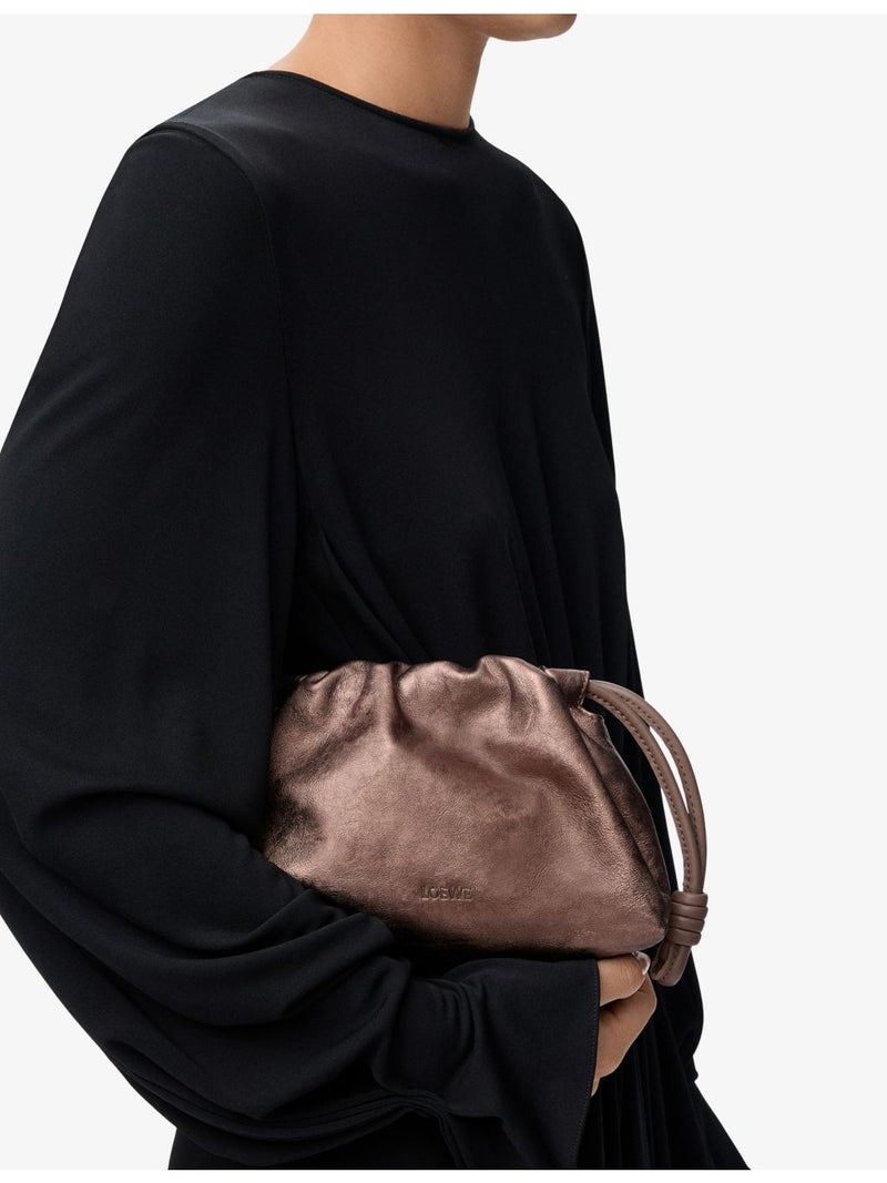 Loewe Mini Flamenco leather shoulder bag (British brand)