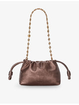 selfridges Loewe Mini Flamenco Leather Shoulder Bag- Buy online at McGrocer
