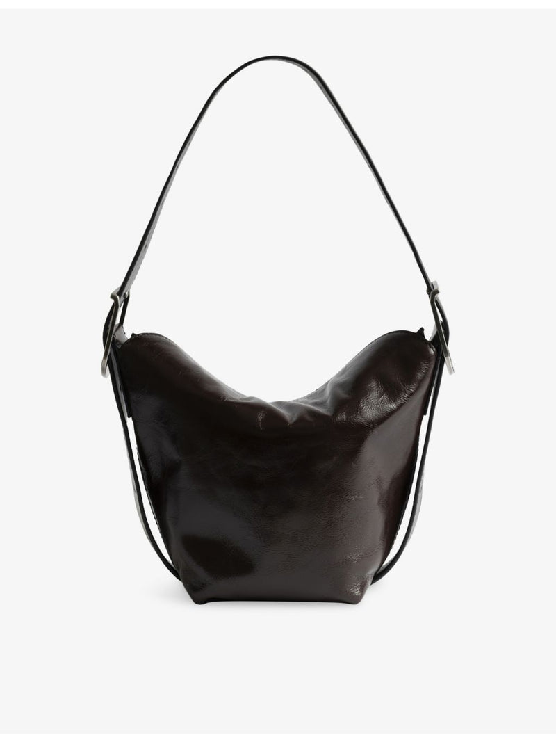 Zadig & Voltaire Baby Jane patent-leather shoulder bag, imported from the UK