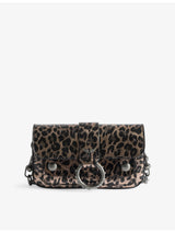 selfridges Zadig&Voltaire Kate Leopard-Print Metallic-Leather Wallet Bag- Buy online at McGrocer