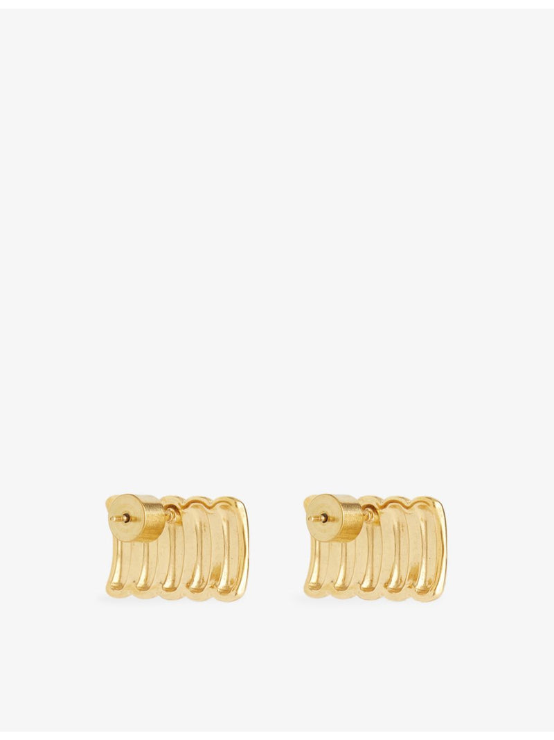 Heaven Mayhem 18ct gold PVD plated earrings, UK version