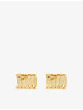 Heaven Mayhem 18ct gold PVD plated earrings, UK version