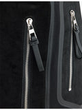 Loewe Flex Roll Top canvas suede backpack imported from the UK