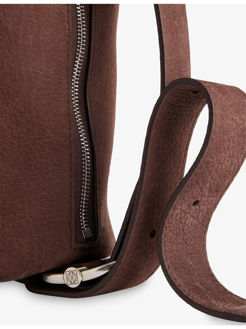 Loewe Loop Bucket medium leather shoulder bag (British brand)