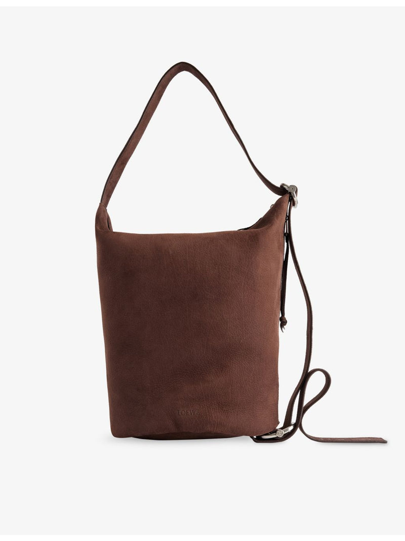 Loewe Loop Bucket medium leather shoulder bag (British brand)
