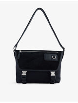 selfridges Loewe Medium Flex Messenger Canvas and Suede Shoulder Bag- Buy online at McGrocer
