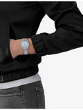 Tissot automatic watch ice blue dial 30mm, imported from the UK