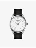 Tissot PR 100 stainless steel and leather quartz watch 40mm - British product