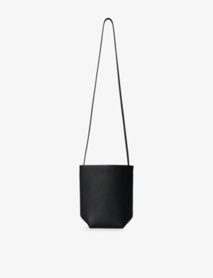 N/S Park Crossbody Leather Bag - Black Ans
