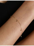 Astrid & Miyu Cosmic Star 14ct yellow-gold charm bracelet - British product