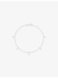 Astrid & Miyu Cosmic Star charm bracelet 14ct white gold (British brand)