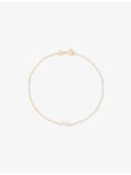 Astrid & Miyu lab-grown diamond bracelet 14ct gold, imported from the UK